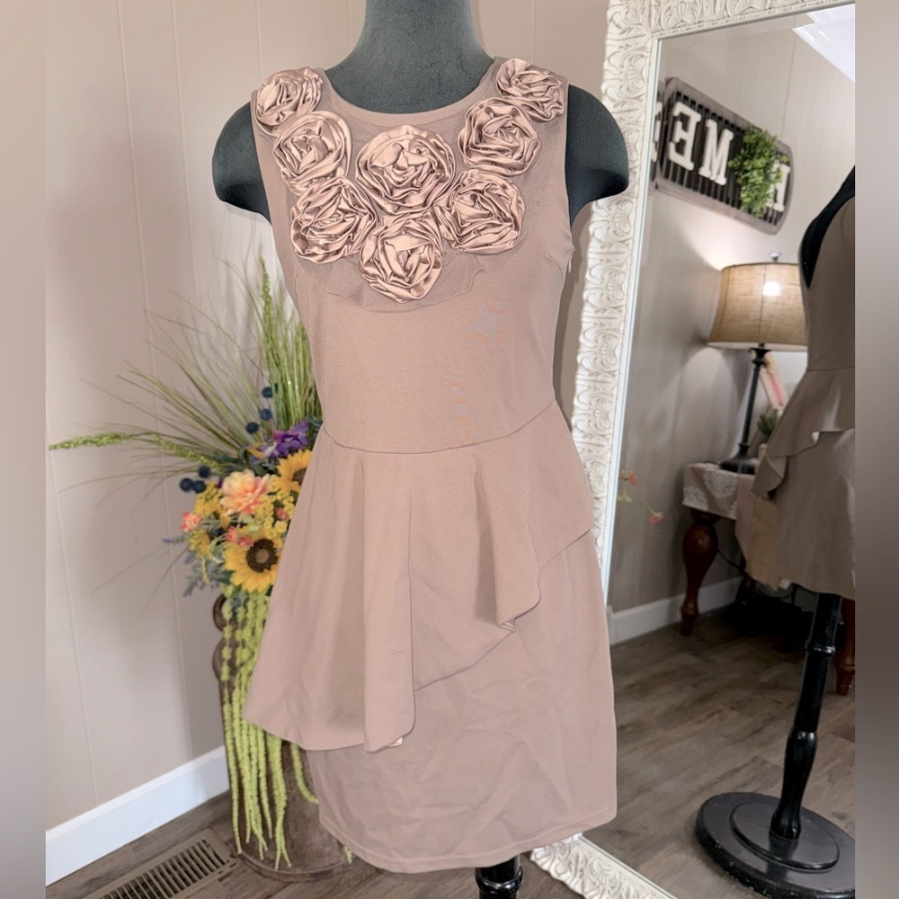 Y2K MM Couture • Miss Me • Rosette Shift Dress